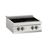 Mașină de gătit electrică, de banc, cu 4 plite vitro ceramice, Linia 900, Silko